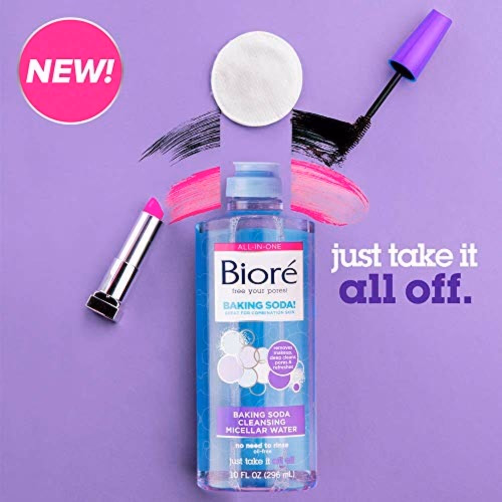 Biore Baking Soda Cleansing Micellar Water 296ml 3