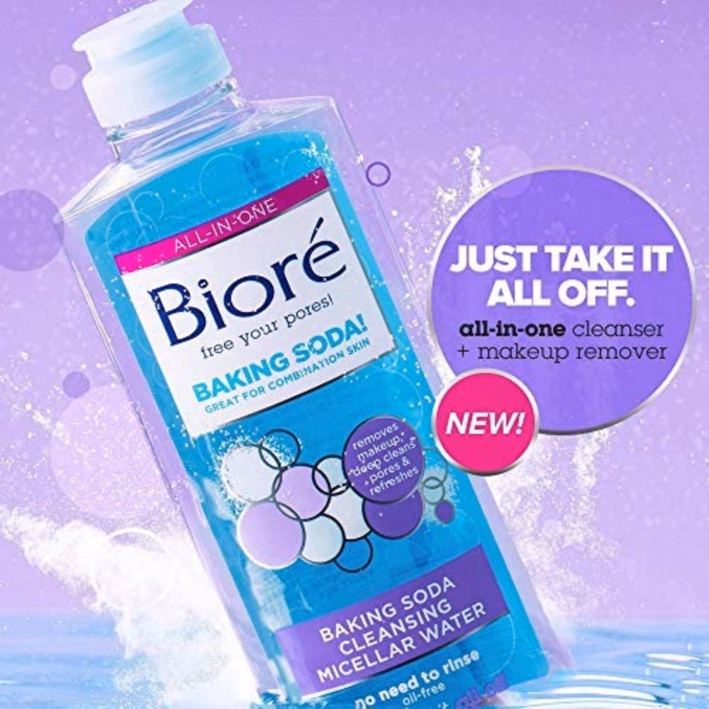 Biore Baking Soda Cleansing Micellar Water 296ml 4