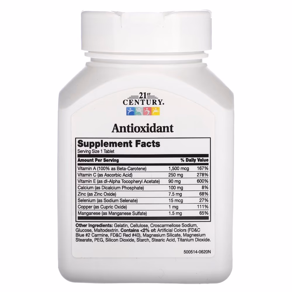 21st Century Antioxidant 75 Tabs 2