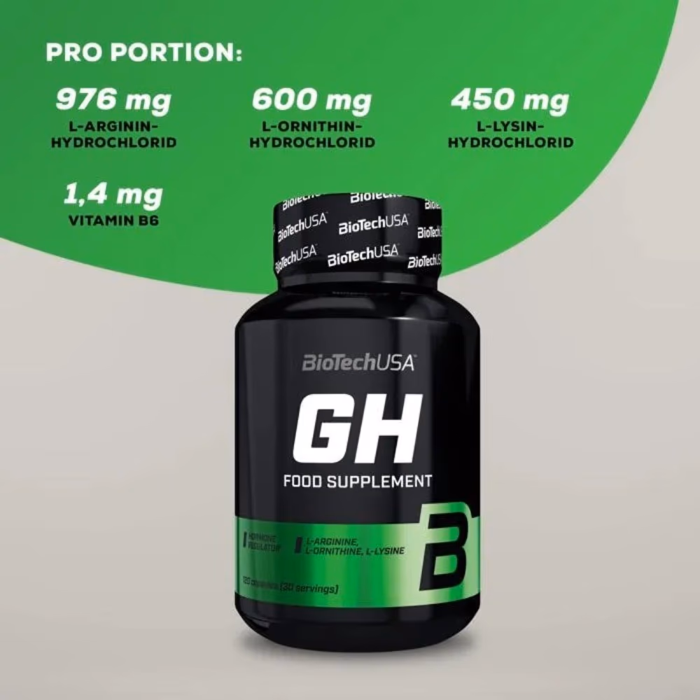 BioTechUSA GH Hormone Regulator 120 Capsules 4