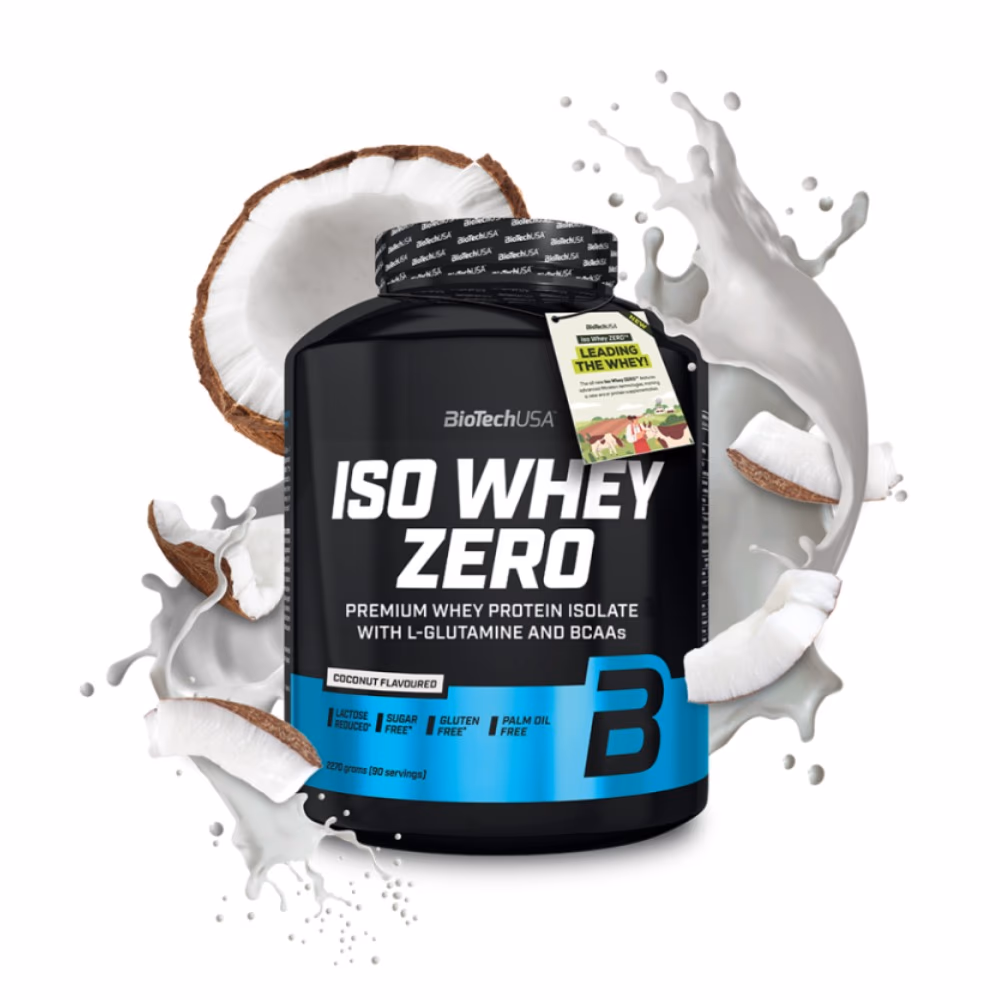 BioTechUSA Iso Whey Zero Coconut 2270g – Lactose-Free Whey Protein Isolate 3