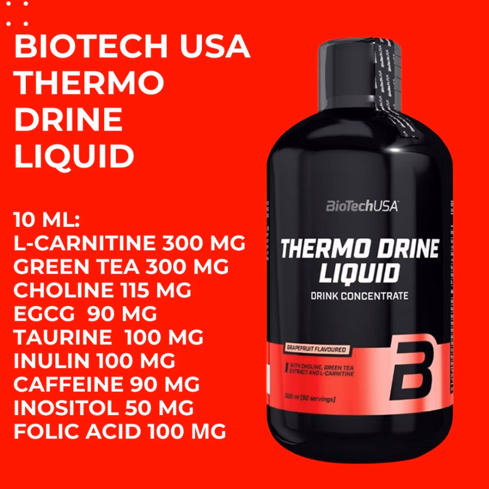 BioTechUSA Thermo Drine Liquid Grape Fruit 500ml 3