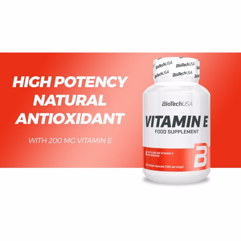 BioTechUSA Vitamin E 200mg S.Gel 100s 2