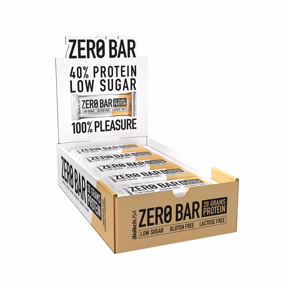 BioTechUSA Zero Bar Chocolate Chip Cookies 50g 3
