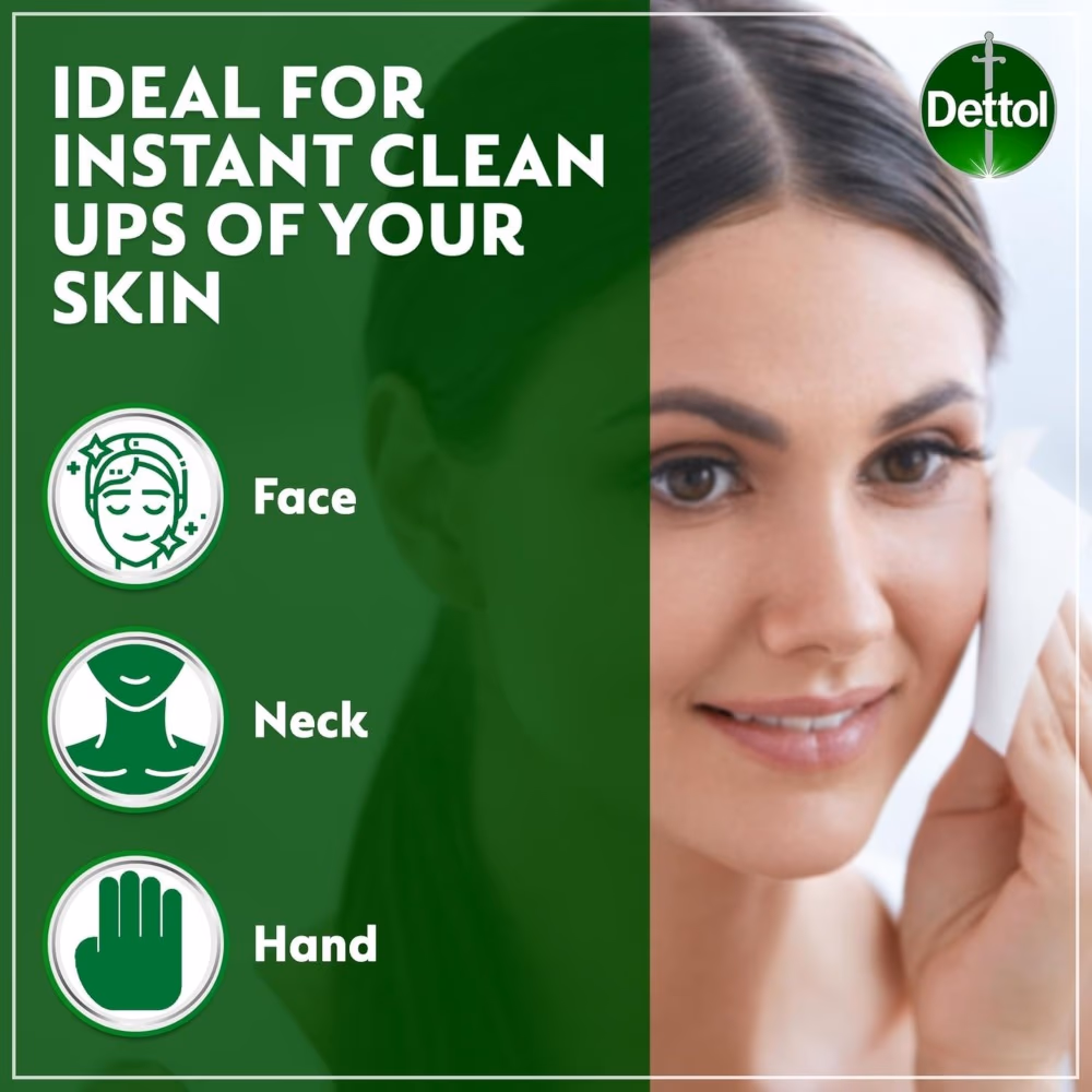 Dettol Anti-Bacterial Original Wipes 80s 3