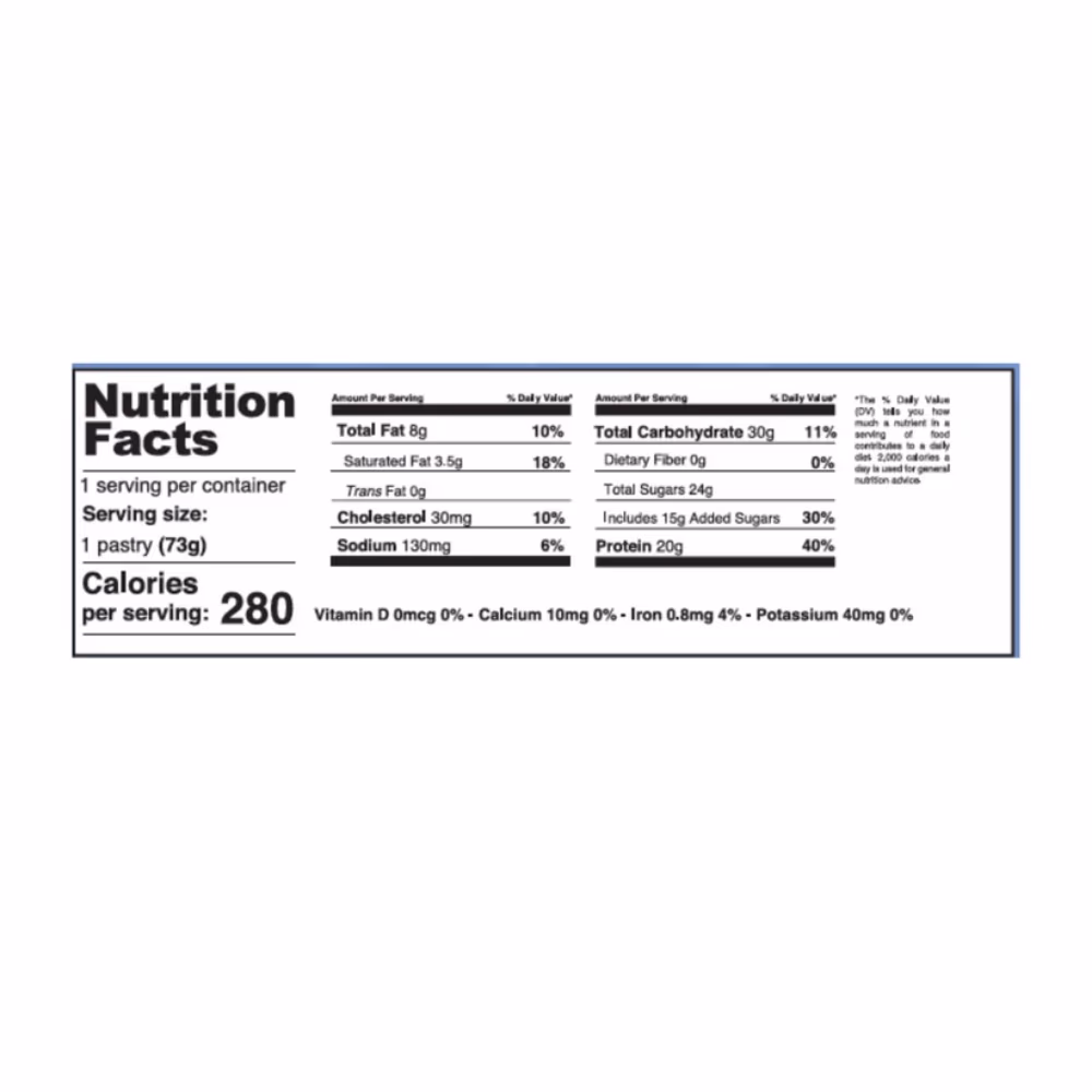 My Cookie Dealer Protein Pastry Frosted Blueberry 73g 2