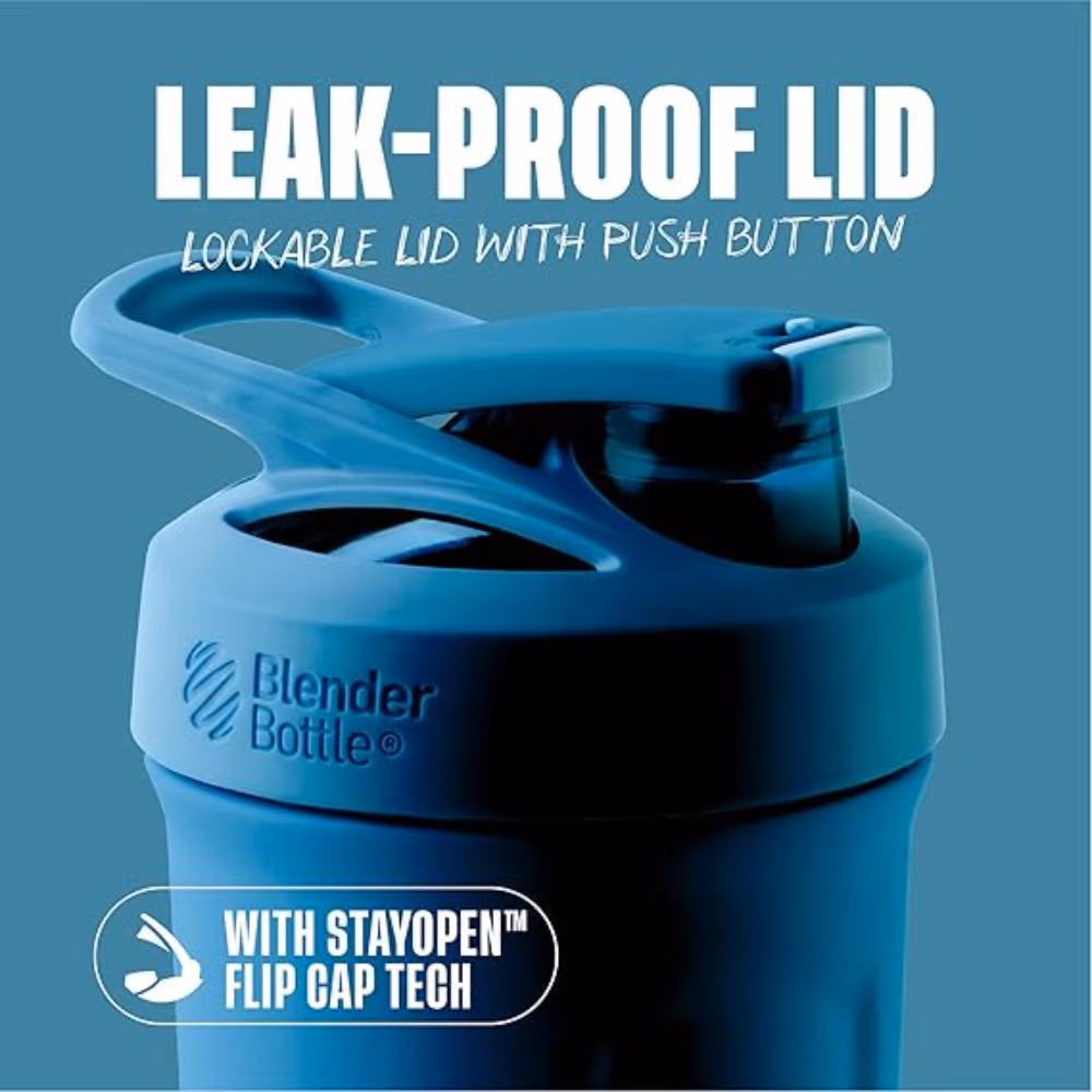 Blender Bottle Strada Steel FC Blue 24oz 3