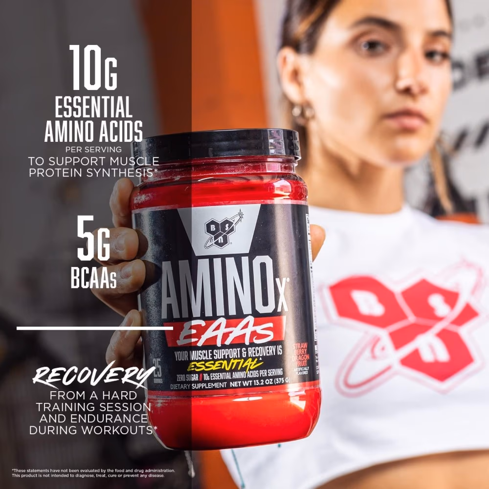 BSN Amino X EAAs – Strawberry Dragon Fruit – 375 g 5
