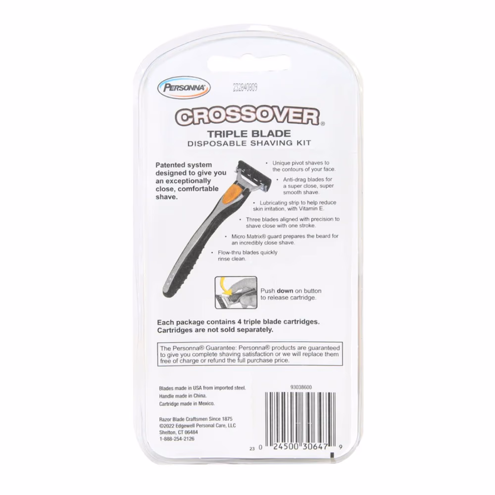 Personna Crossover Triple Blade Shaving Kit  2