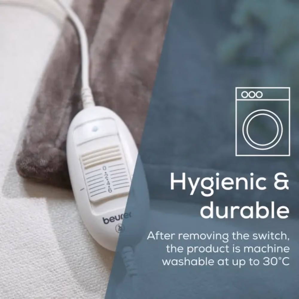 Beurer Heated Throw HD 75 Cosy Taupe 5