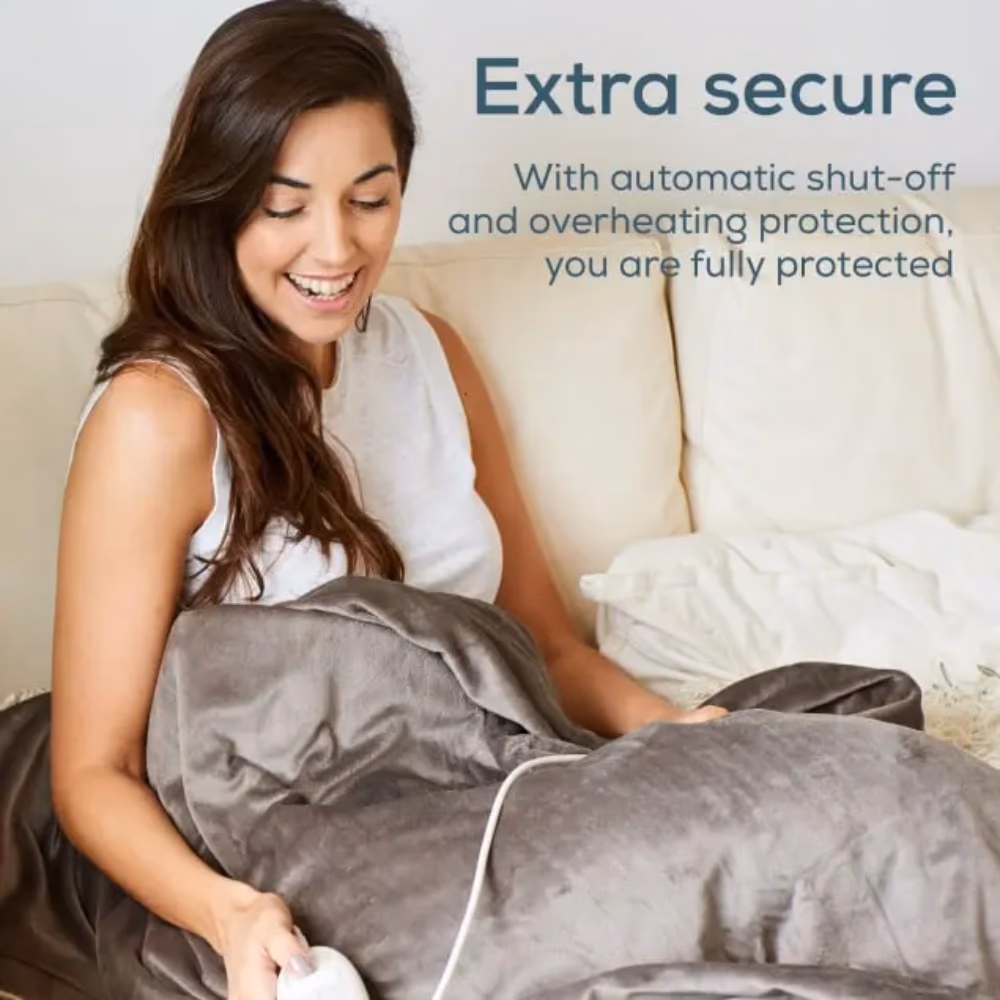 Beurer Heated Throw HD 75 Cosy Taupe 4