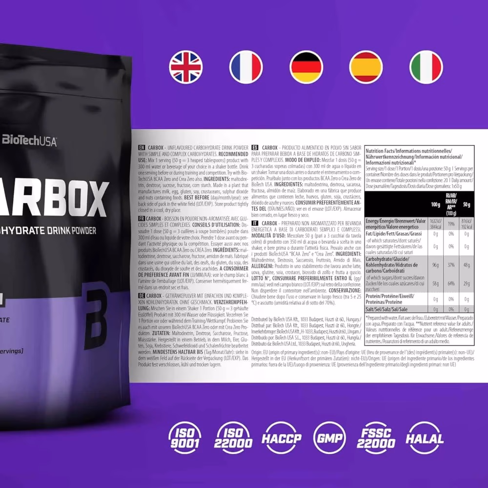 BioTechUSA Carbox Peach 1000g 3