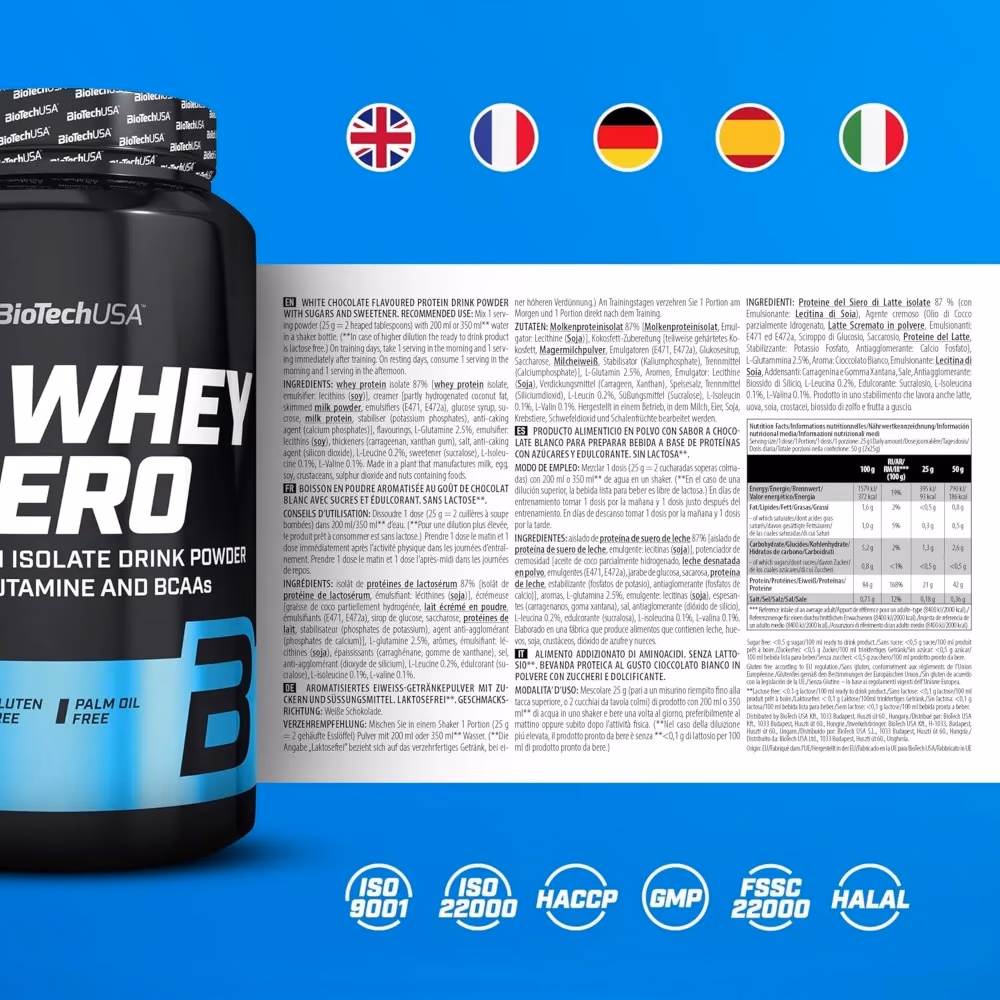 BiotechUSA ISO Whey Cookies & Cream Flavor 908gm 2