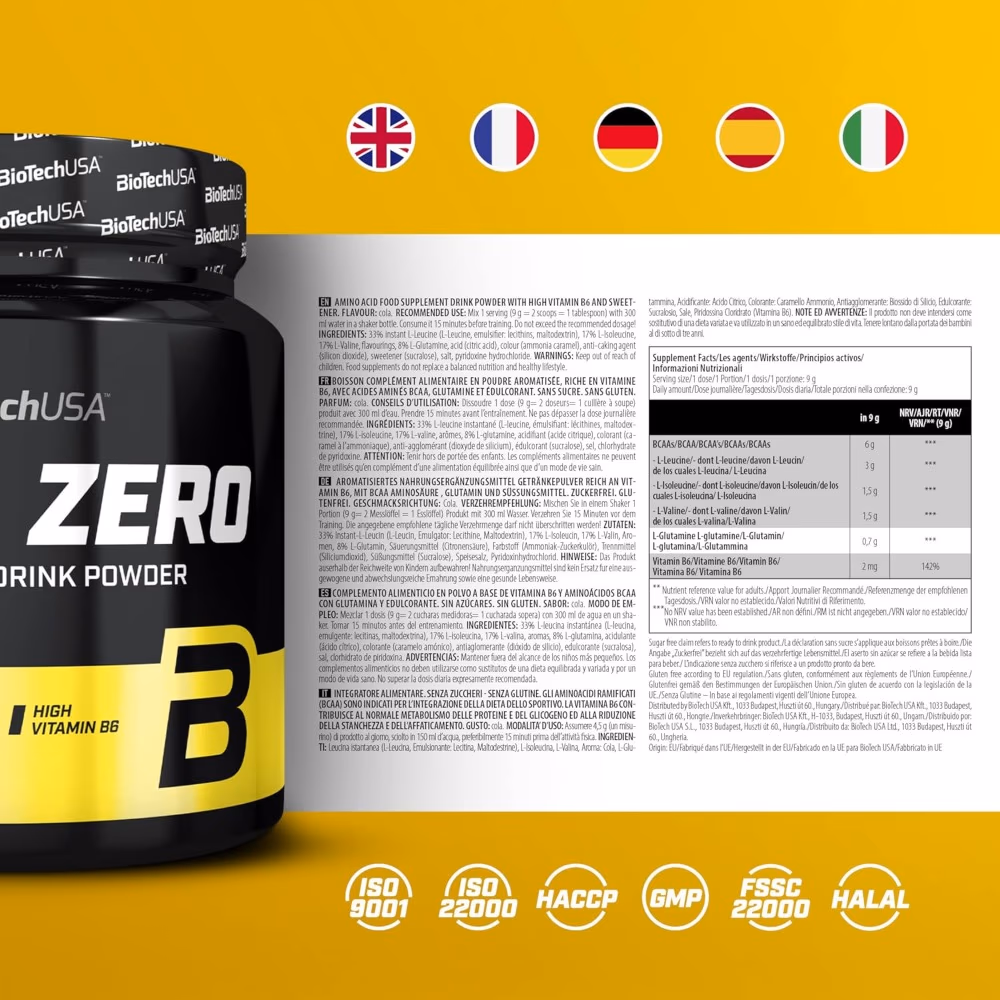 BiotechUSA BCAA Zero Cola 360g 5