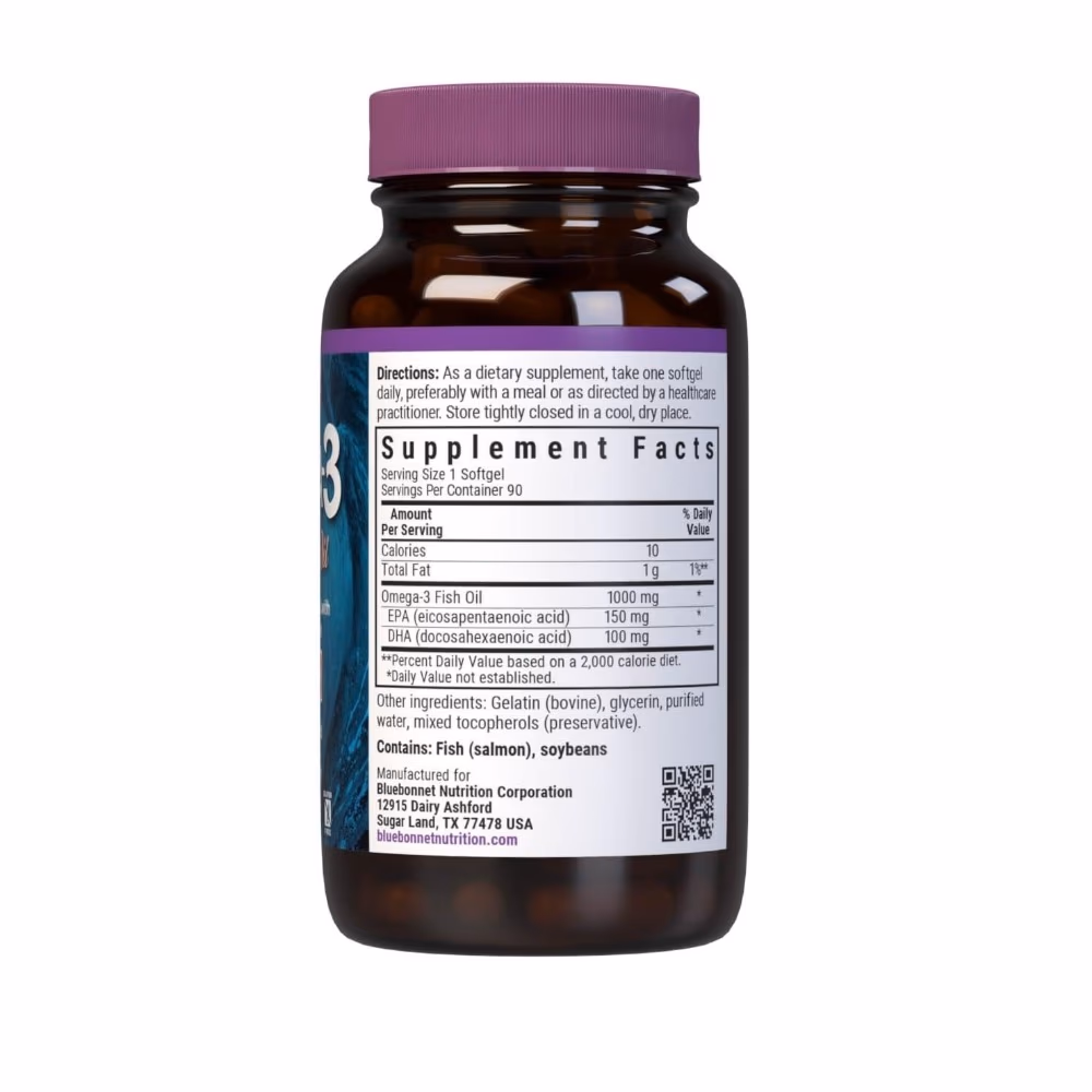 Bluebonnet Omega-3 1000 mg - 90 Softgels 3