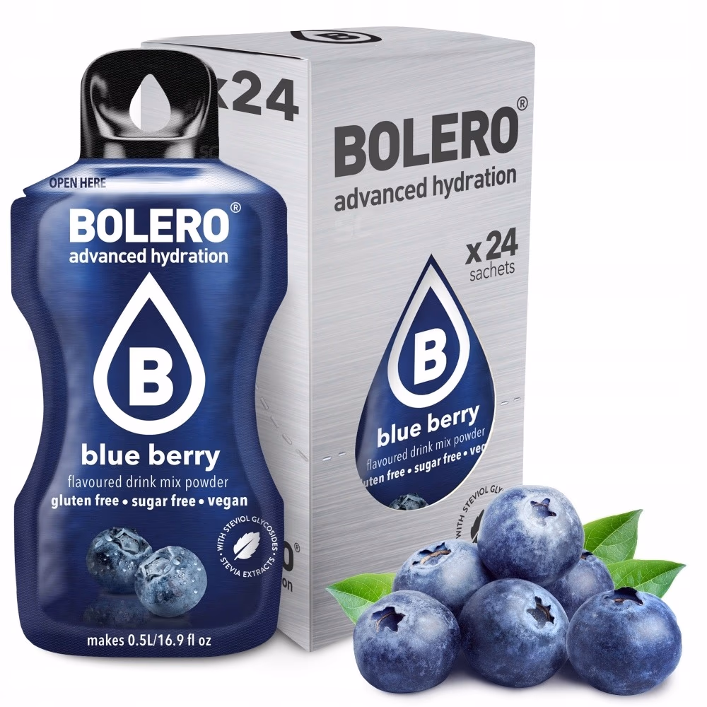 Bolero Drinks – Blueberry Flavor – 24 Pack 2