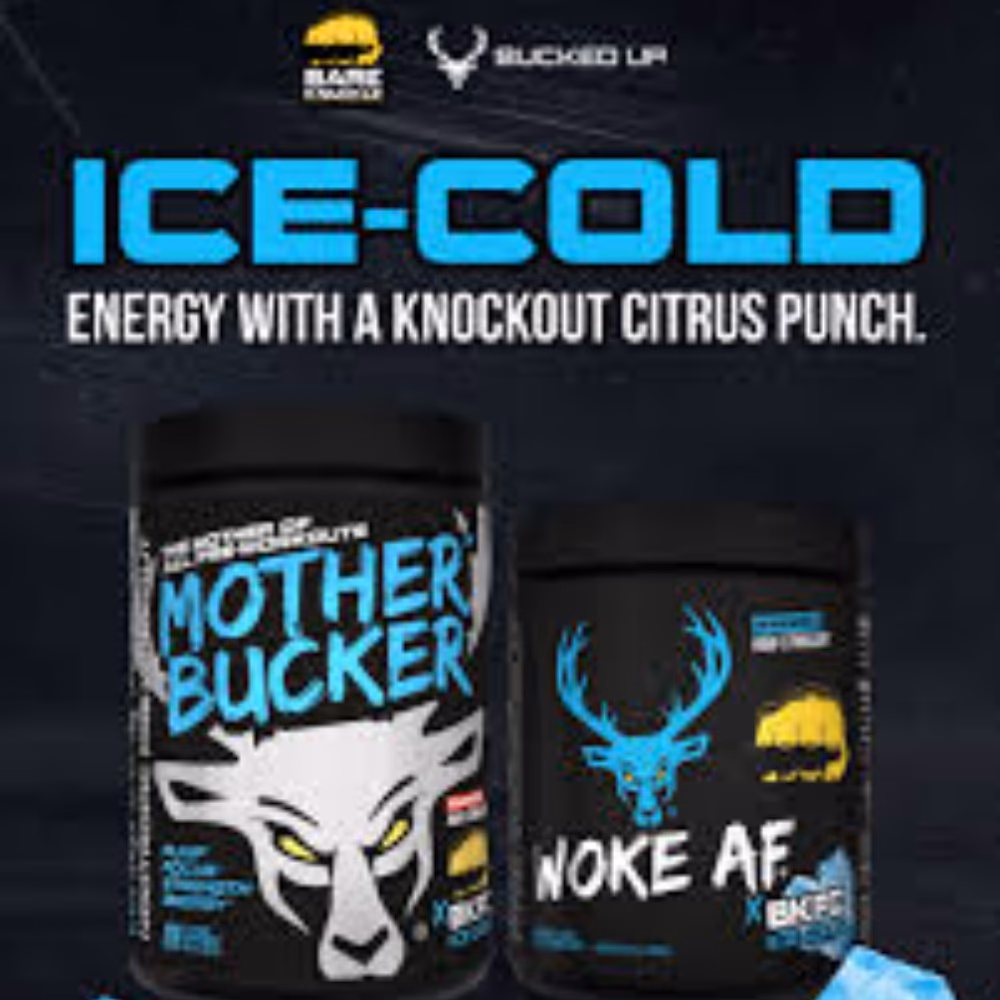 Bucked Up Woke AF BKFC Ice Cold Pre Workout 345g 2