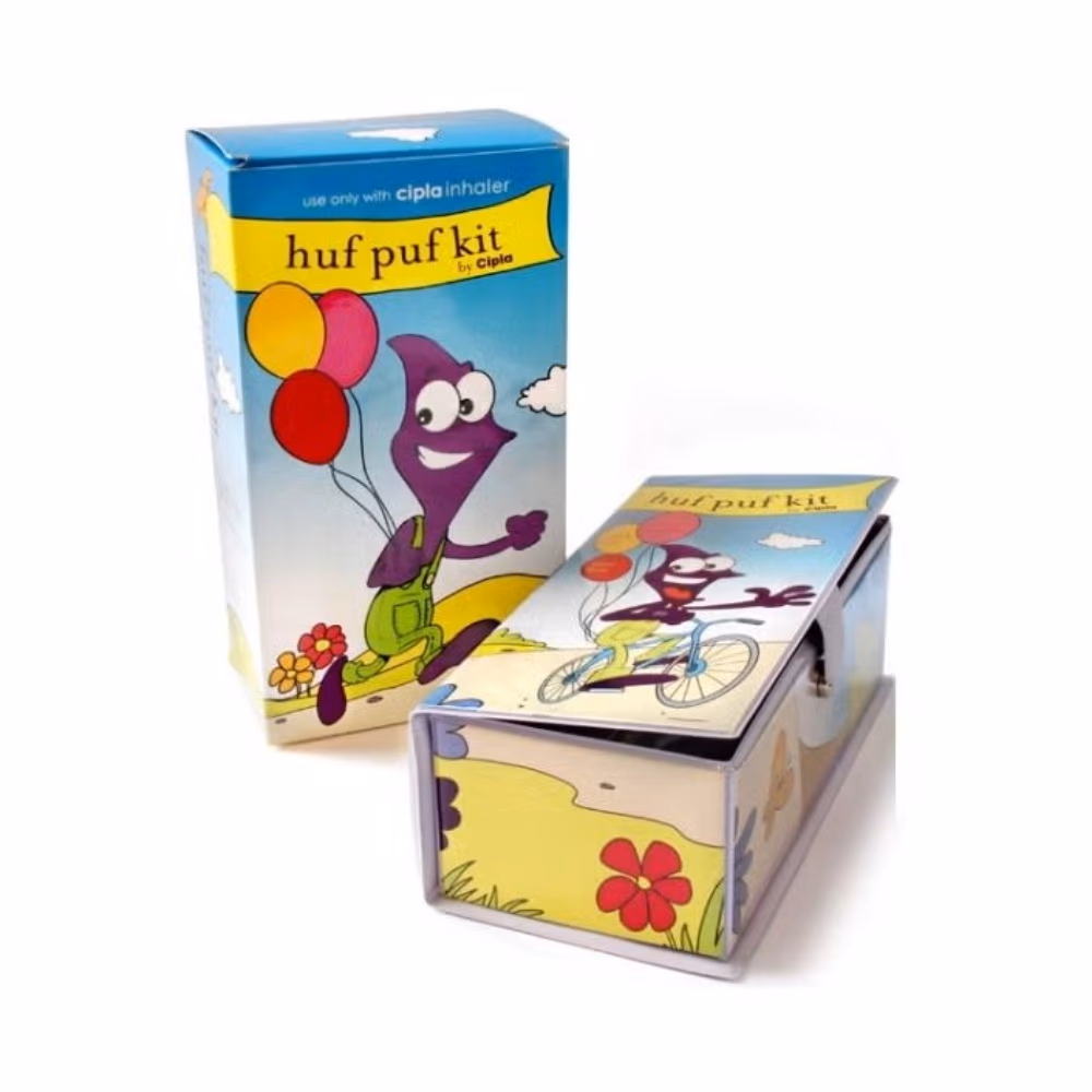 Cipla Huf Puf Kit – Inhalation Spacer Device for Easier Asthma Inhaler Use 2