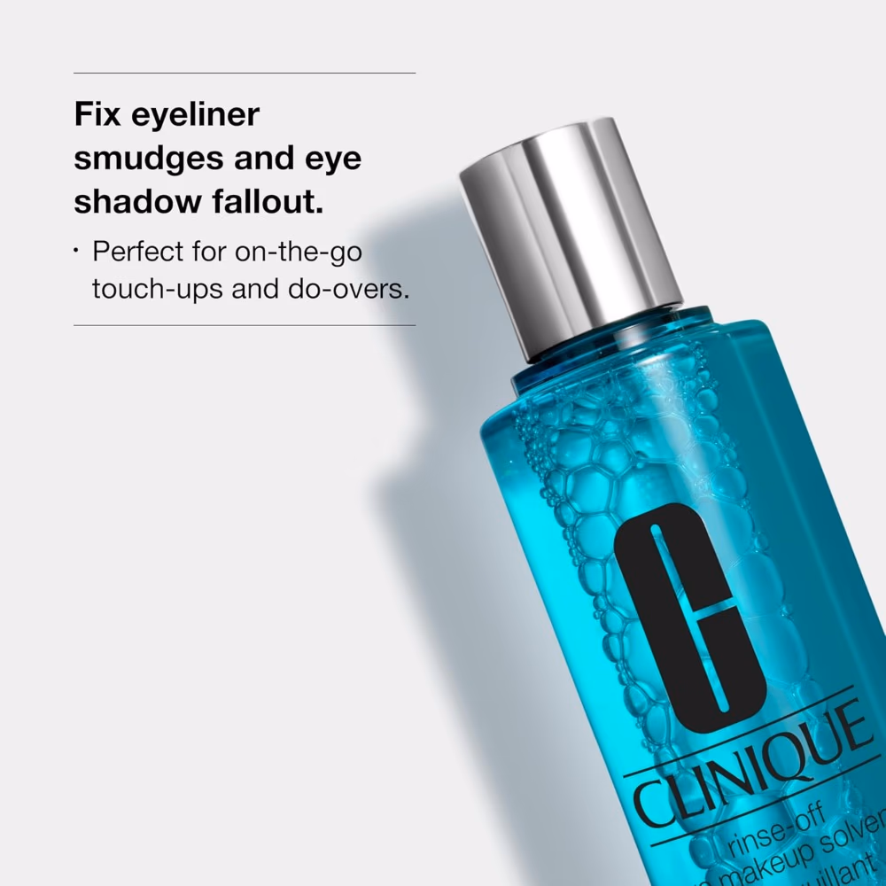 Clinique Rinse-Off Eye Makeup Solvent – 125ml | Gentle Liquid Makeup Remover for Lids, Lashes & Sensitive Eyes 5