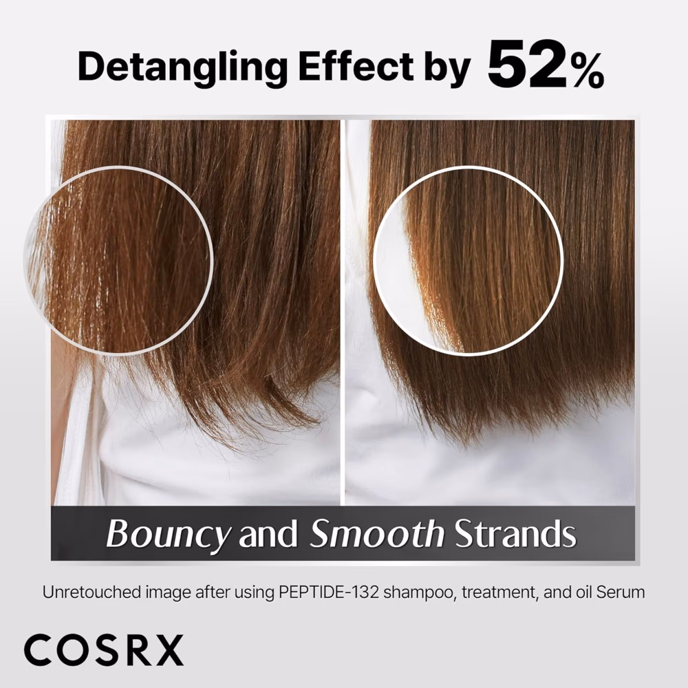 Cosrx Peptide 132 Hair Bonding Oil Serum – 28ml | Strengthening Anti-Frizz Serum for Damaged & Color-Treated Hair 5