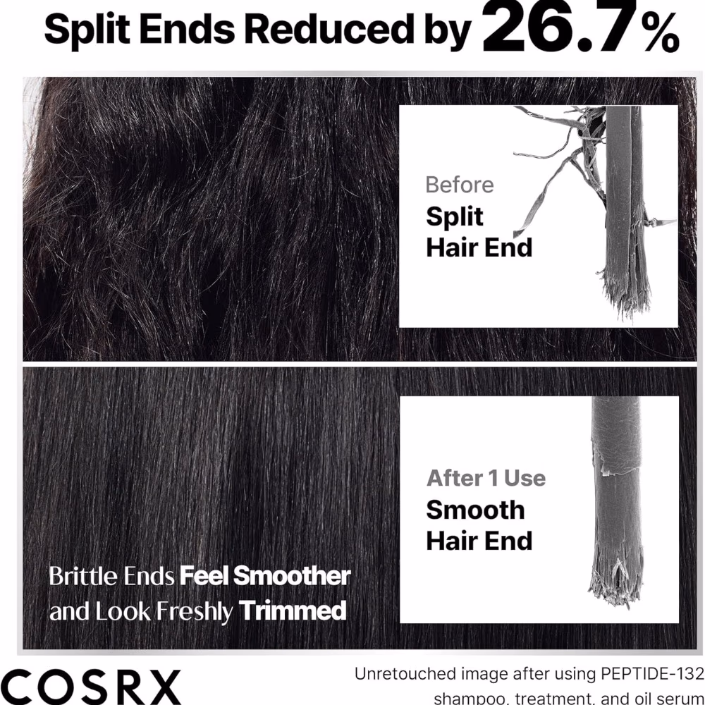 COSRX Peptide 132 Hair Bonding Treatment – 120ml | Intensive Repair Mask for Damaged, Bleached & Color-Treated Hair 5