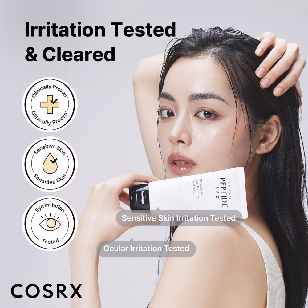 COSRX Peptide 132 Hair Bonding Treatment – 120ml | Intensive Repair Mask for Damaged, Bleached & Color-Treated Hair 3
