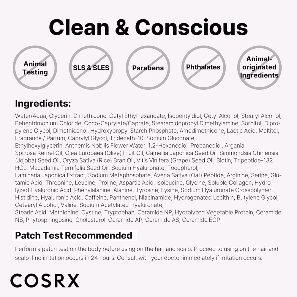 COSRX Peptide 132 Hair Bonding Treatment – 120ml | Intensive Repair Mask for Damaged, Bleached & Color-Treated Hair 2