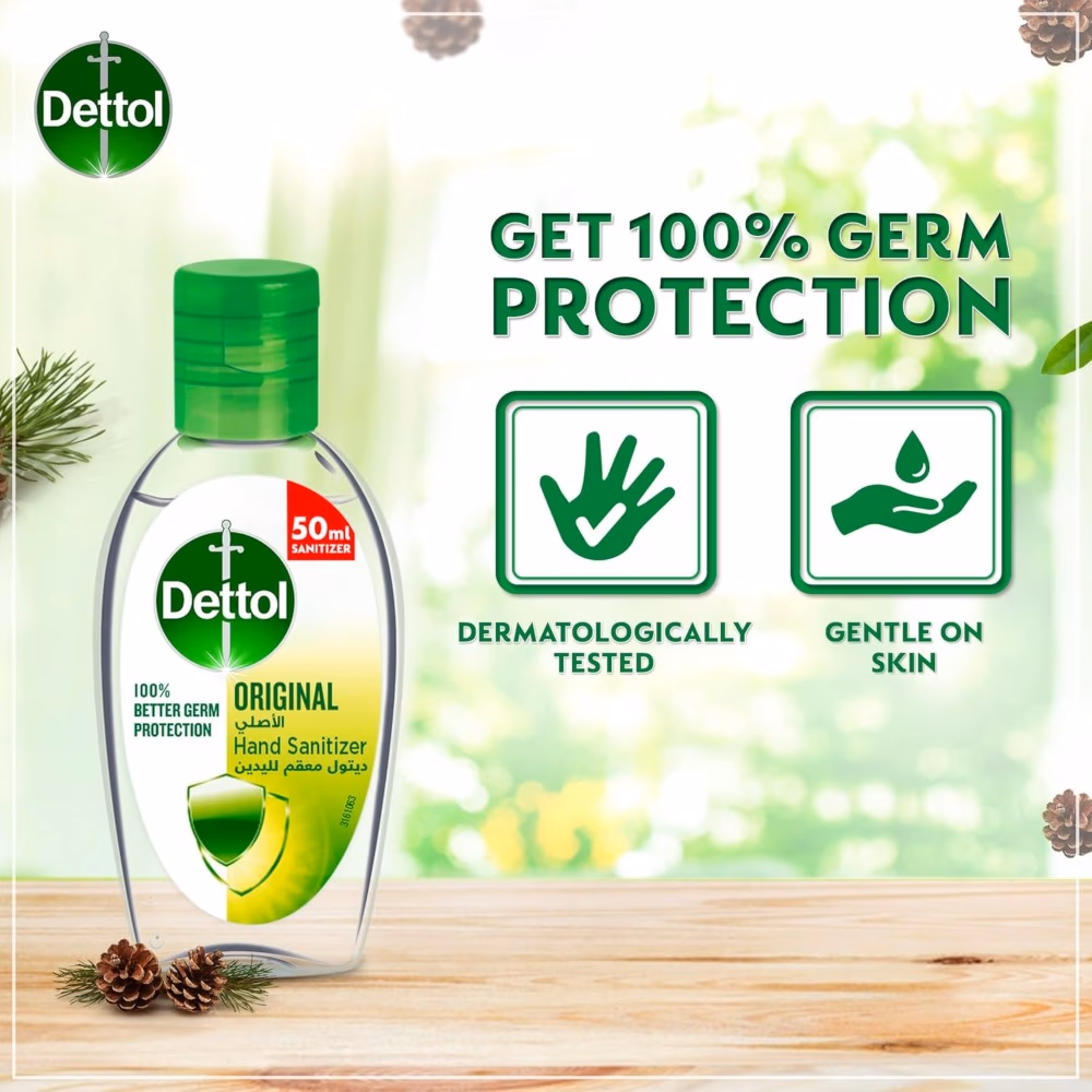 Dettol Hand Sanitizer Original 50ml 5