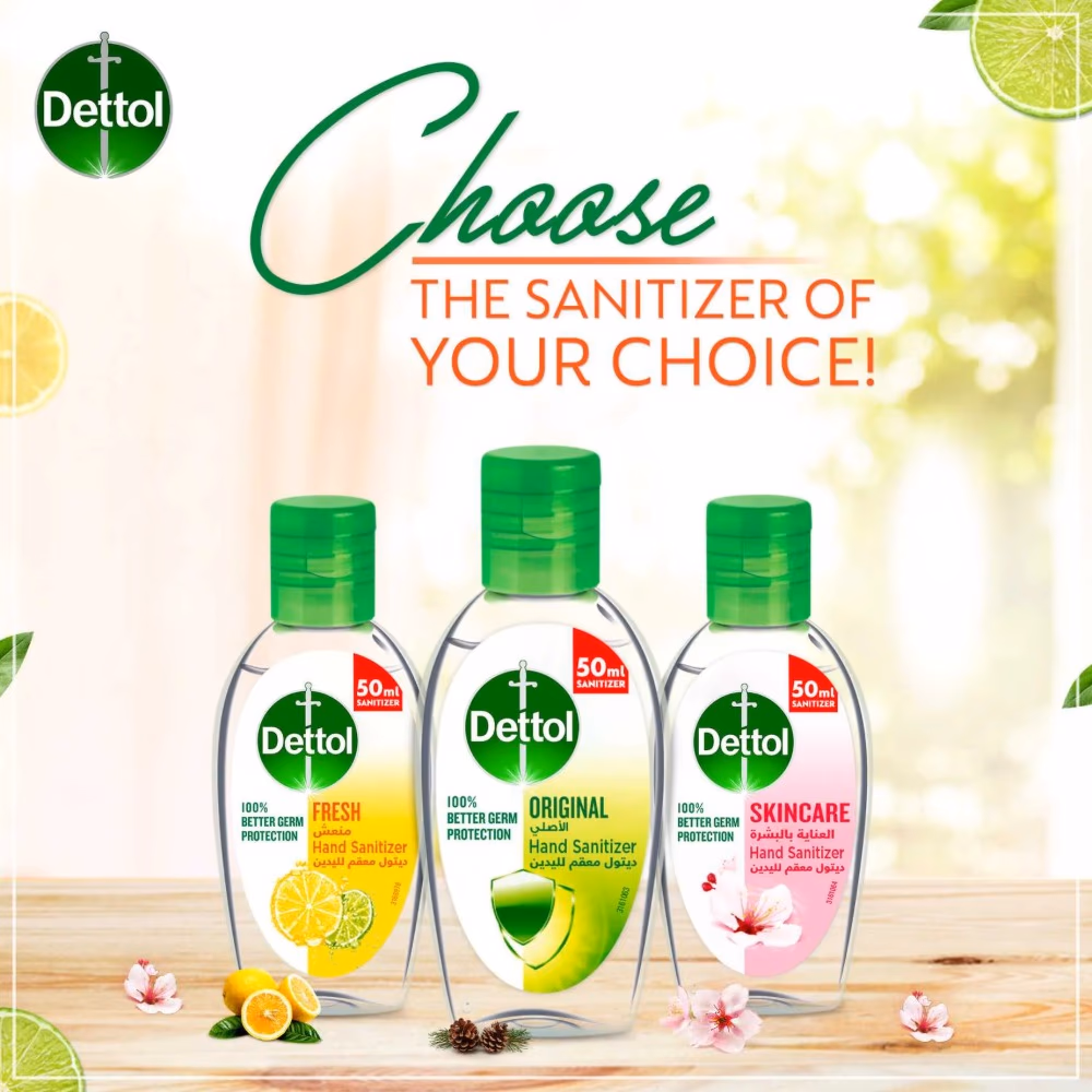 Dettol Hand Sanitizer Fresh 50ml 4