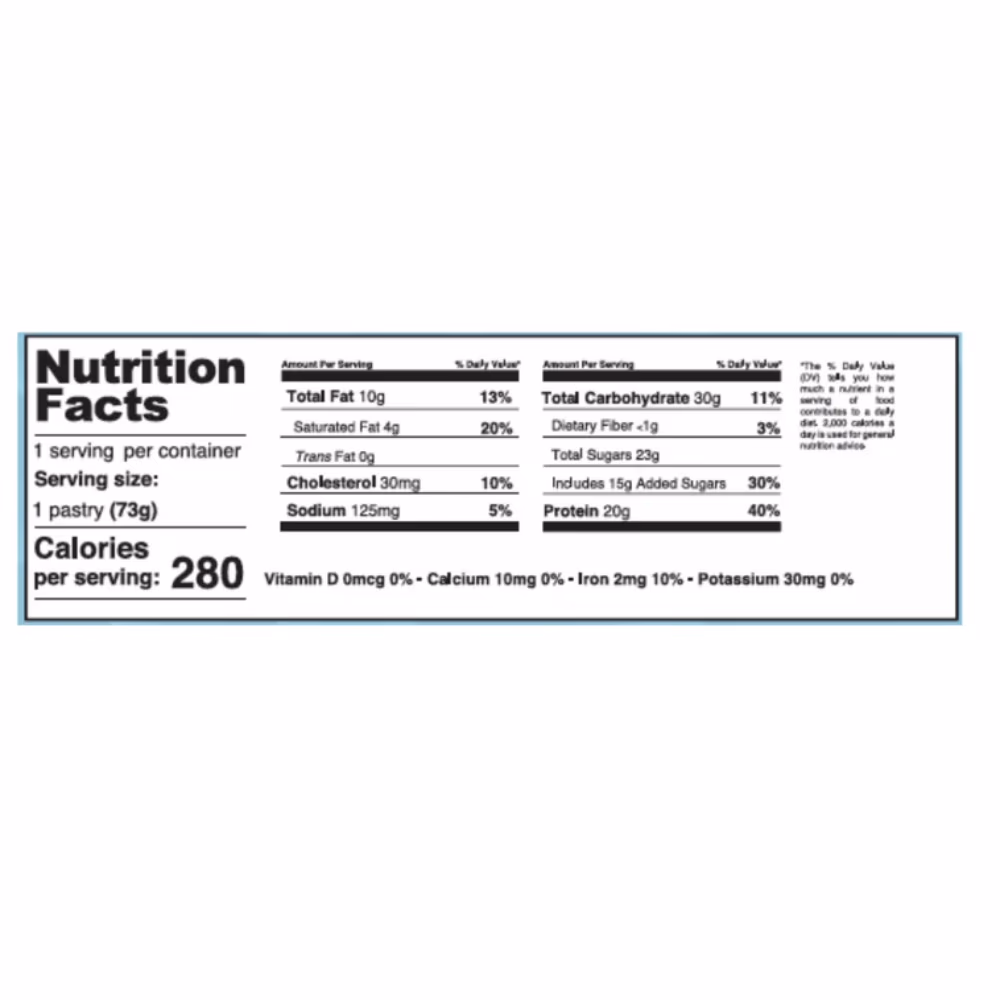 My Cookie Dealer Protein Pastry Frosted Cookies & Creme 73g 2