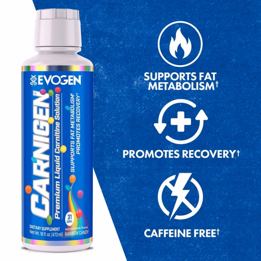 Evogen Carnigen Liquid – Rainbow Candy Flavor – 473 ml 3
