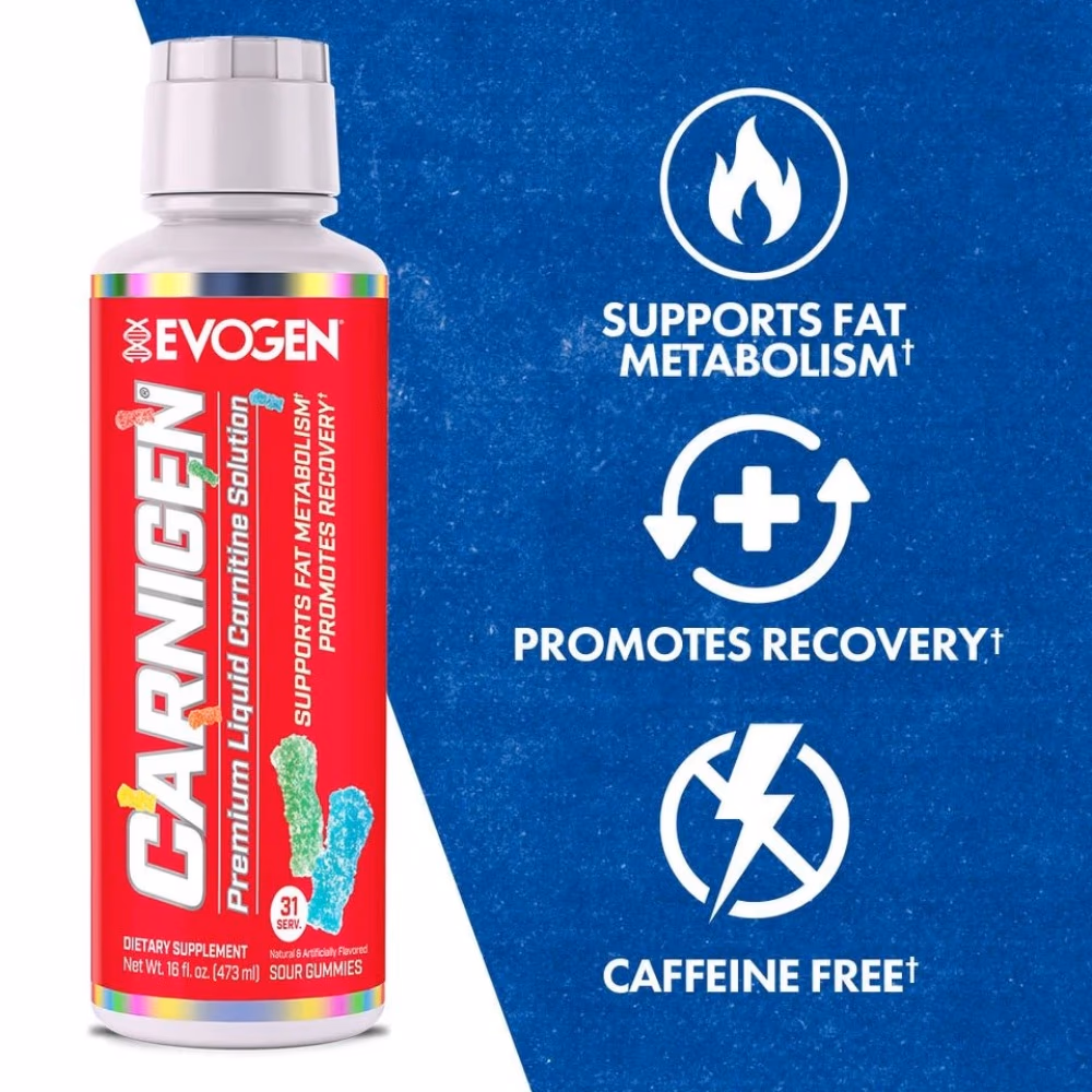 Evogen Carnigen Liquid – Sour Gummies Flavor – 473 ml 3