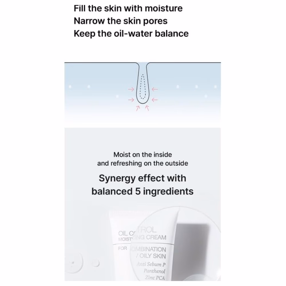 Celimax Oil Control Moisturizing Cream 80ml – Lightweight Hydration for Oily & Combination Skin 3