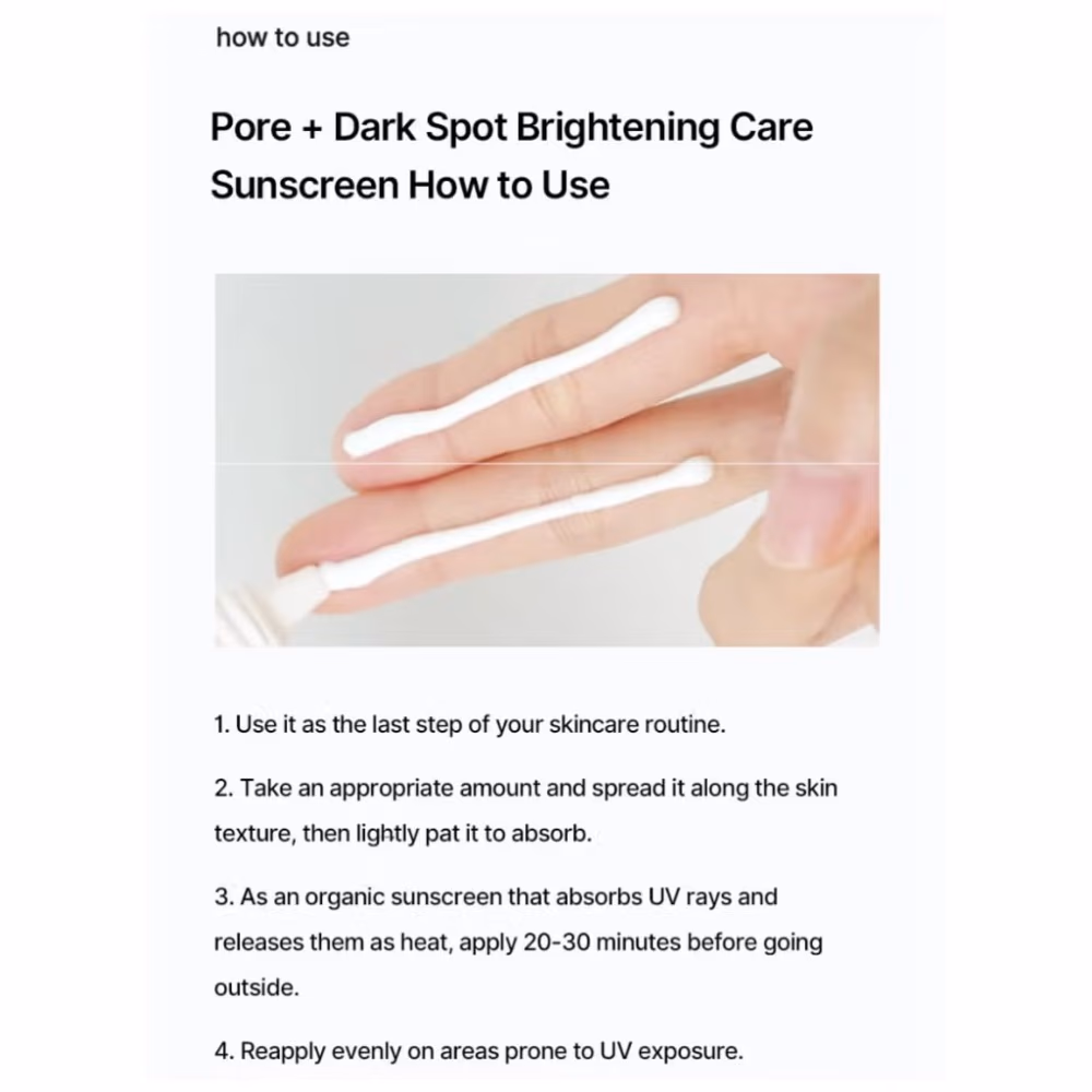 Celimax Pore Plus Dark Spot Brightening Sunscreen 50ml 5