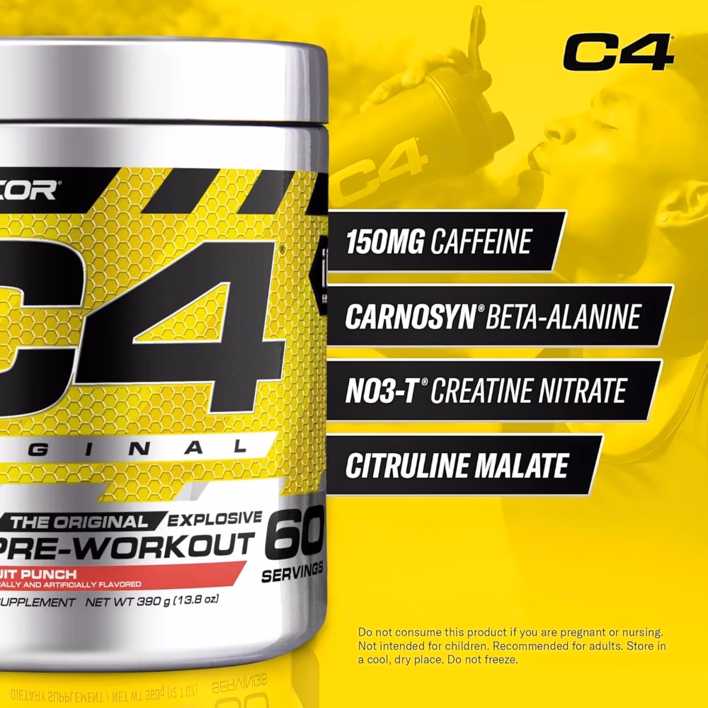 Cellucor C4 Original Fruit Punch - 60 Servings 2