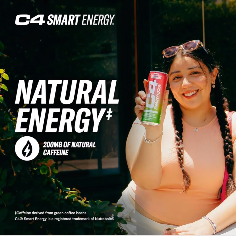 Cellucor C4 Smart Energy RTD Blue Raspberry - 355ml 4