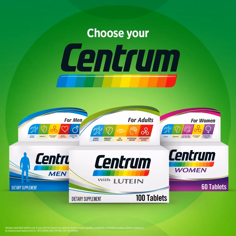 Centrum Lutein 100 Tablets – Eye Health Support with Antioxidants & Essential Nutrients 2