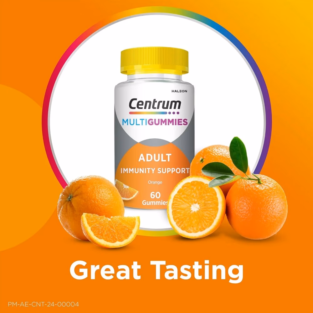 Centrum MultiGummies Immunity Support 60 Gummies – Daily Multivitamin with Vitamin C, D & Zinc 4