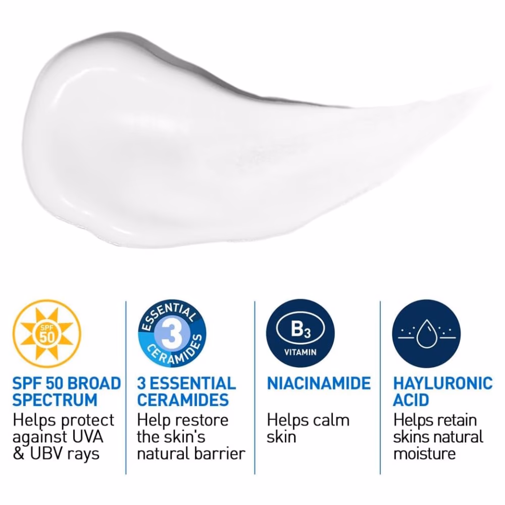 CeraVe AM Facial Moisturising Lotion AM SPF-25 52ml  2