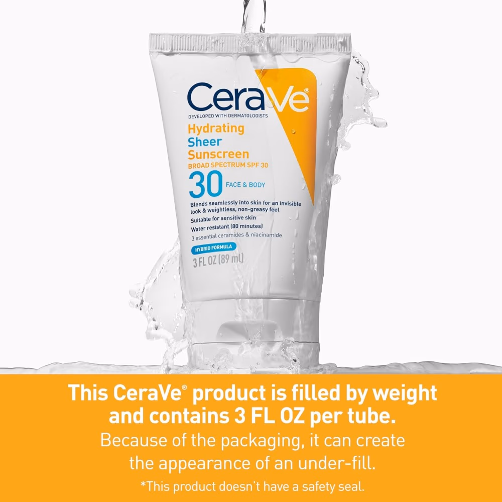 CeraVe Hydrating Sheer Sunscreen SPF 30 - 89 ml 4