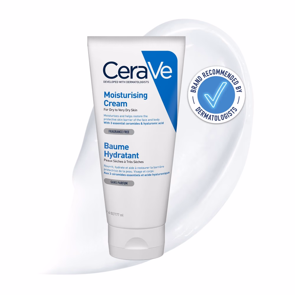 CeraVe Moisturizing Cream 177ml – Hydrating Face & Body Moisturizer for Dry to Very Dry Skin with Ceramides 2
