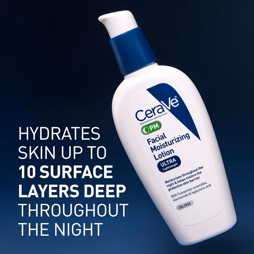 CeraVe PM Ultra Facial Moisturizing Lotion 60ml 5
