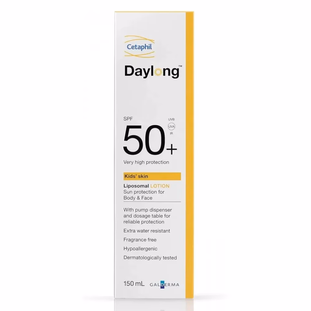 Cetaphil Daylong Kids SPF 50+ 150ml – High Protection Sunscreen for Children’s Sensitive Skin 2