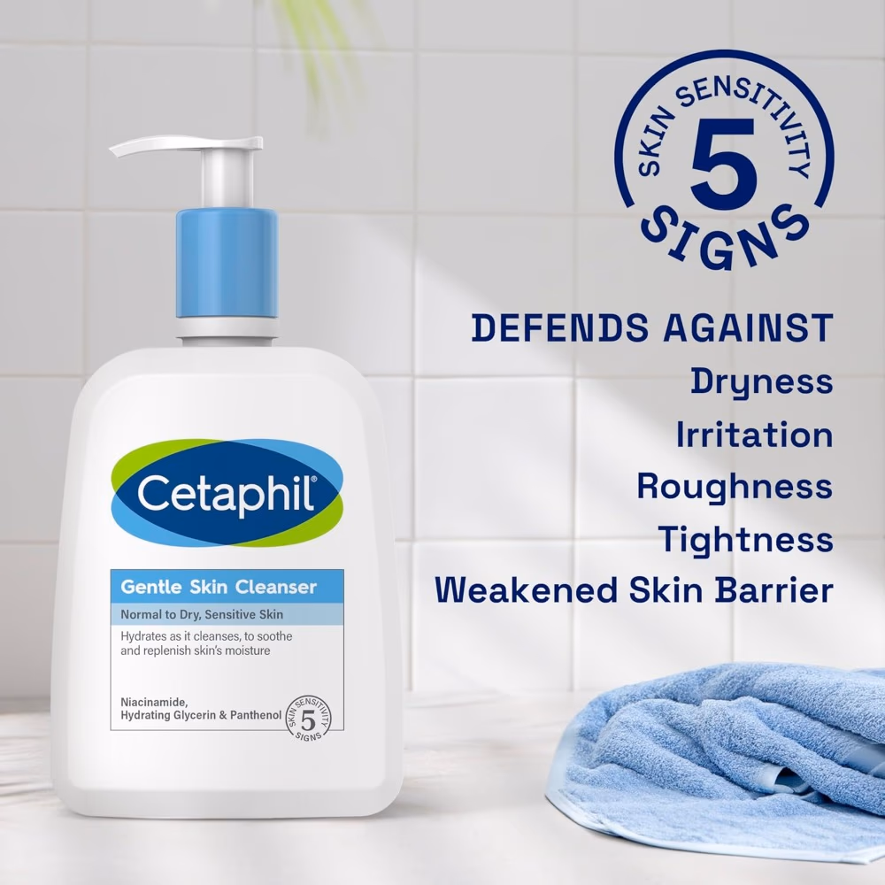Cetaphil Gentle Skin Cleanser – 473ml | Hydrating Face & Body Wash for Dry to Sensitive Skin 3
