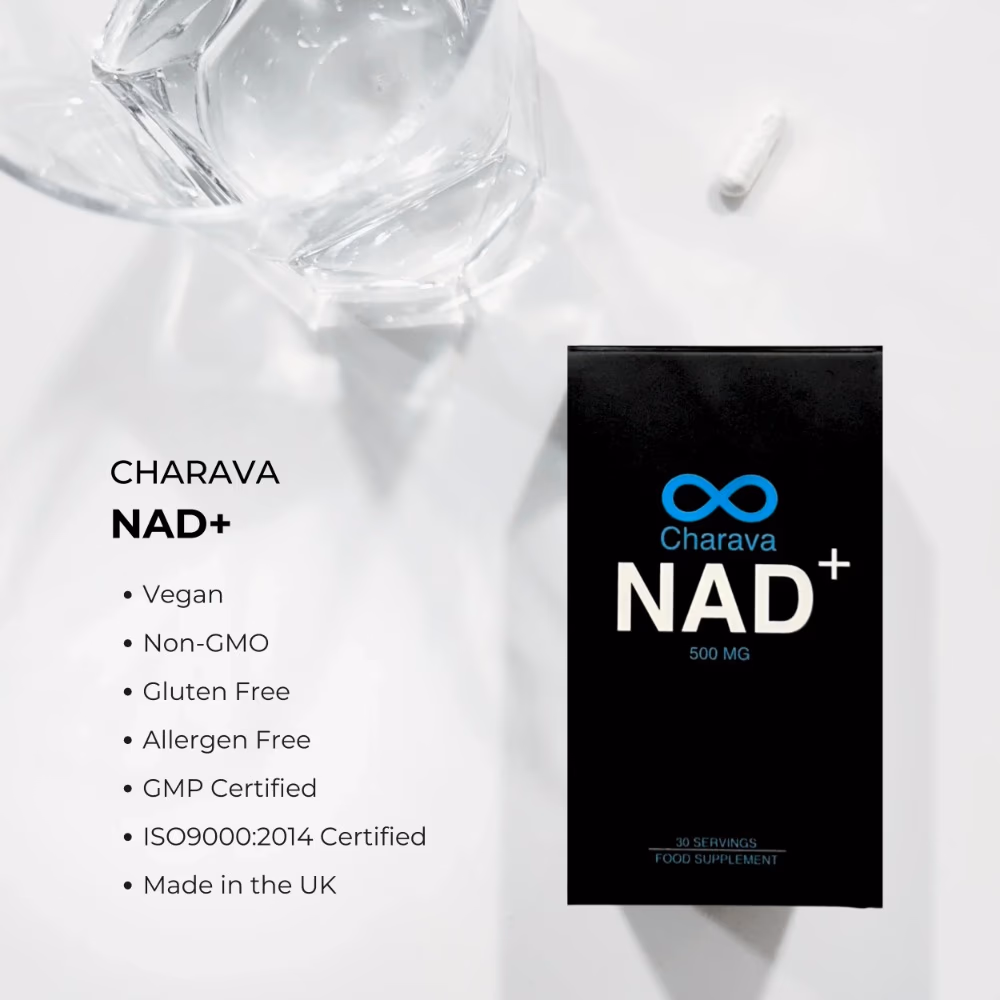 Charava NAD+ 500mg - 30 Capsules 3