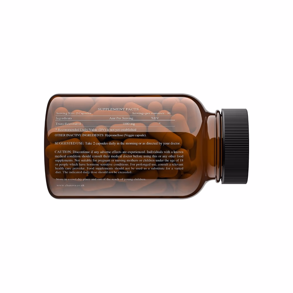 Charava Resveratrol 1000mg - 60 Capsule 5