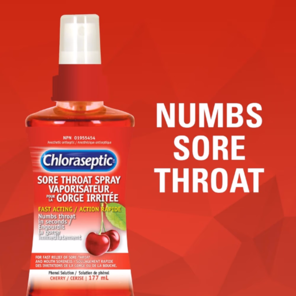 Chloraseptic Sore Throat Spray 177ml - Cherry 3