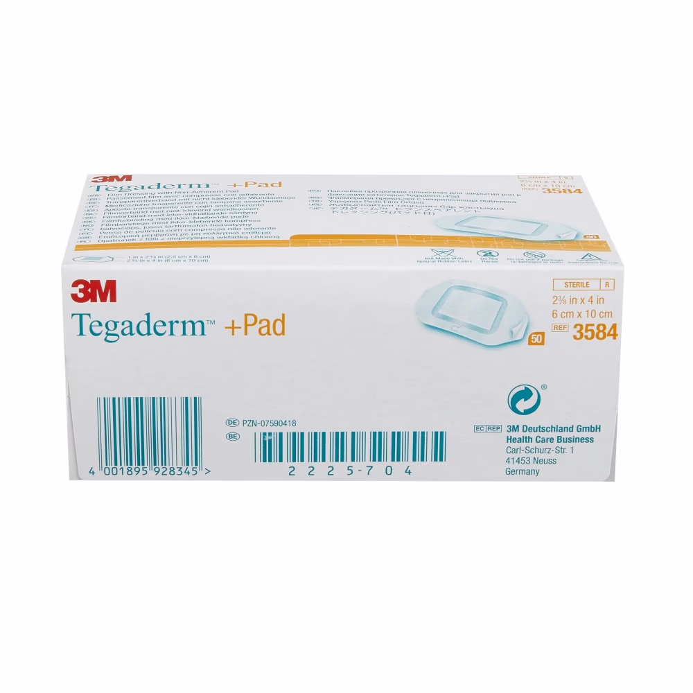 3M Tegaderm Pad 50S 3584 6x10cm 3