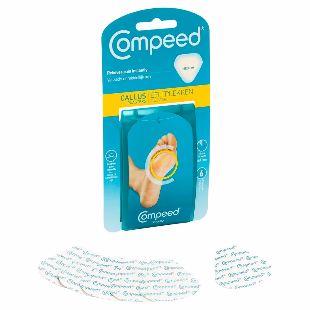 Compeed Callus Plasters - Medium Size - Pack of 6 2