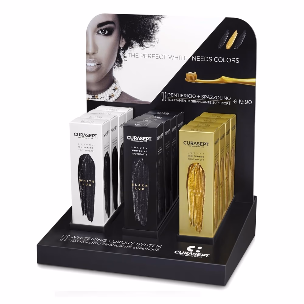Curasept Toothpaste Gold Luxury Carbamide Peroxide 75ml 4